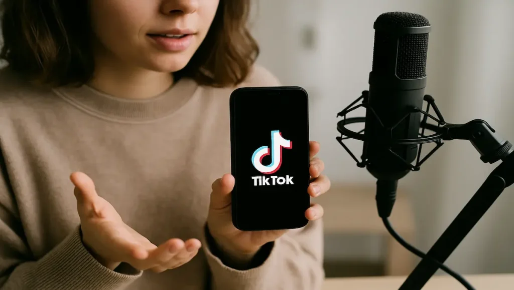TikTokでナレーション入れ方の基本