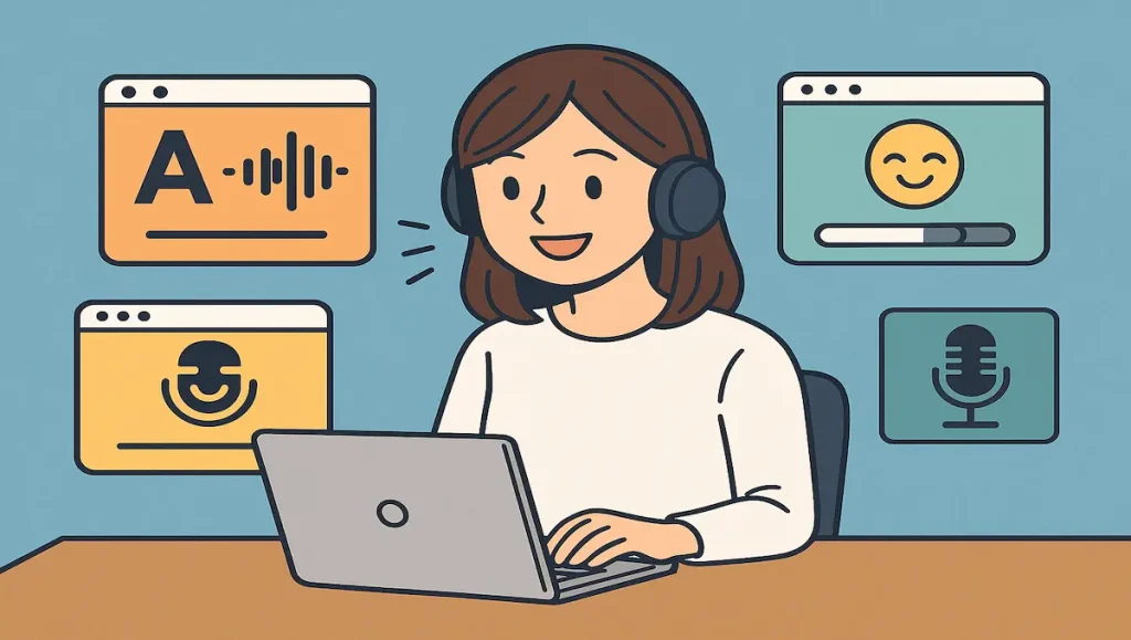 自分の声にできるAIは？主要ツールを比較