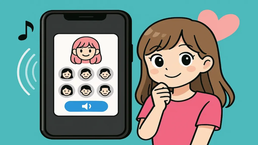 読み上げで可愛い声を選ぶ方法