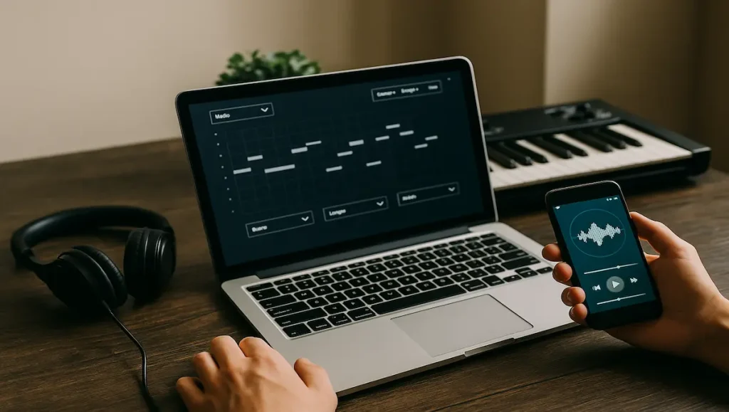 AI音楽自動生成サイトの比較ポイント