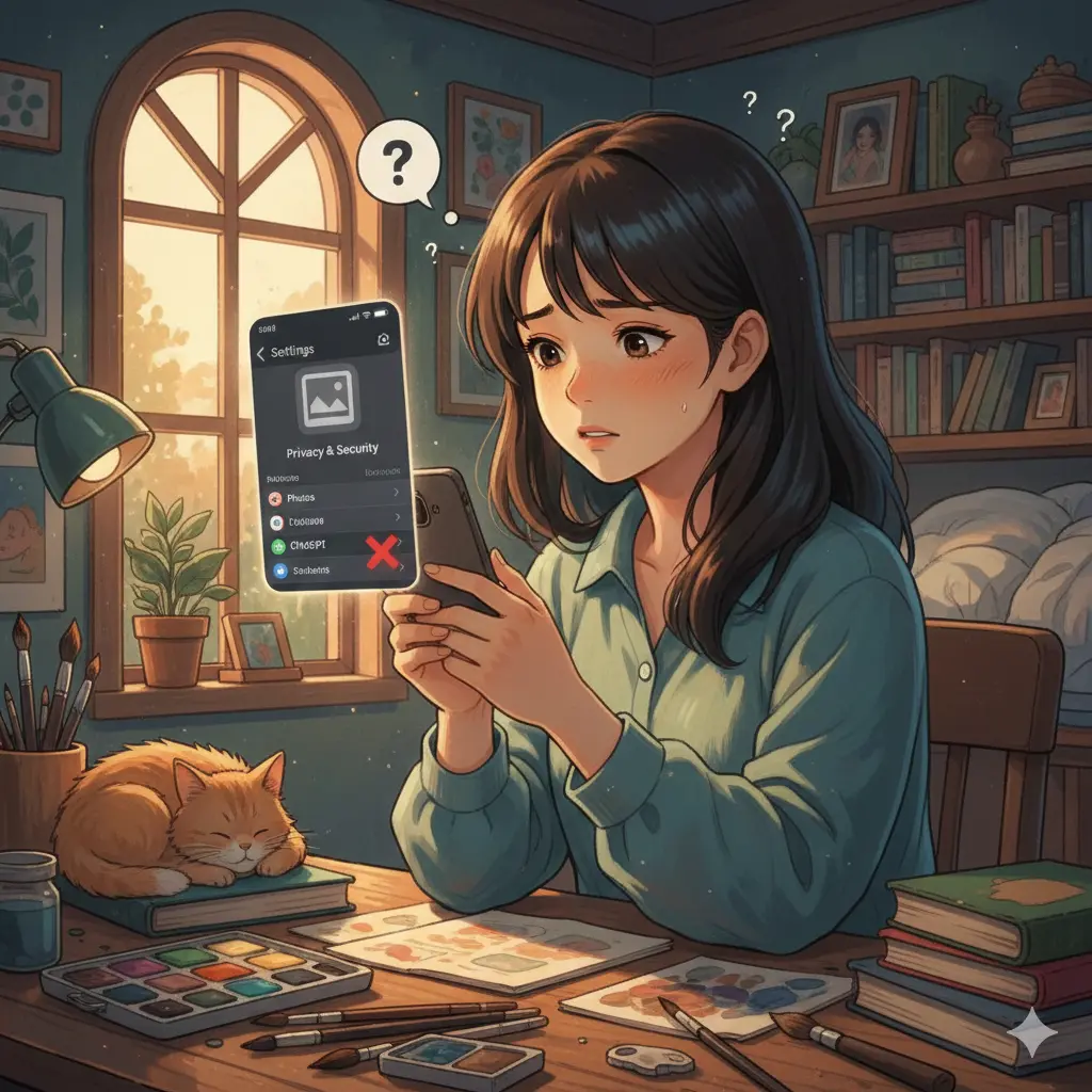 画像が保存できない時の設定確認